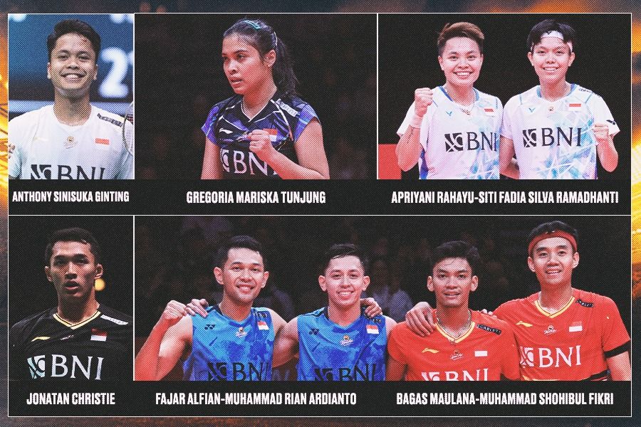 6 wakil Indonesia di BWF World Tour Finals 2023