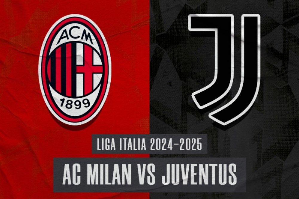 Laga AC Milan vs Juventus di Liga Italia 2024-2025. (Hendy Andika/Skor.id).