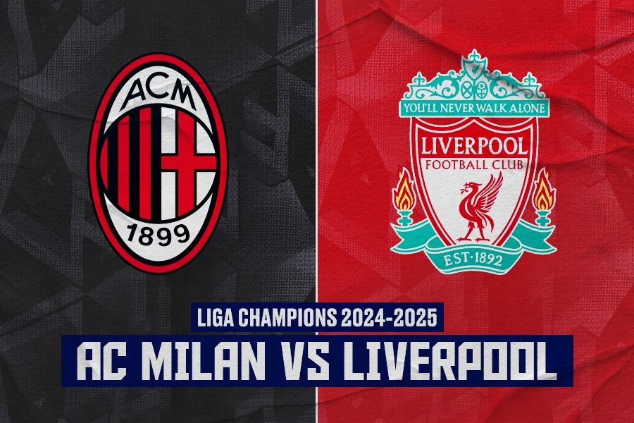 AC Milan vs Liverpool di Liga Champions 2024-2025. (Rahmat Ari Hidayat/Skor.id).