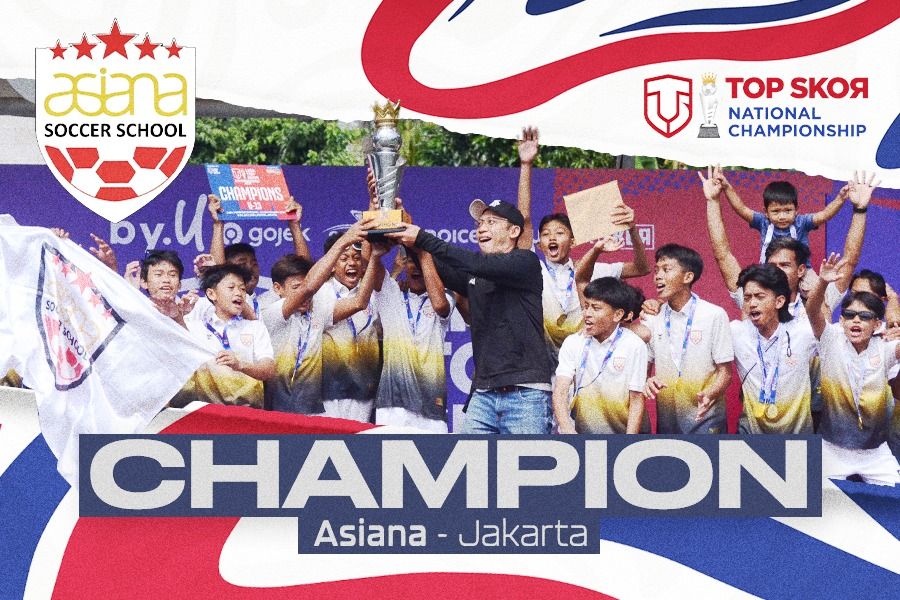 Asiana juara TCNC U-13 2024.