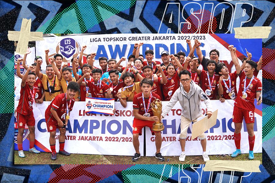 Tutup Kompetisi dengan Kemenangan Besar, ASIOP Juara Liga TopSkor U-16 2022-2023