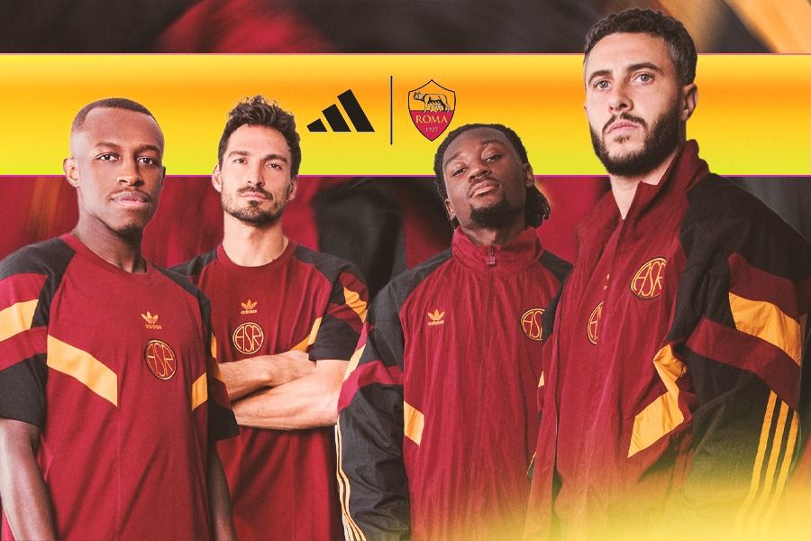 AS Roma menjadi tim terkini yang mendapatkan rilisan dari Adidas Originals LFSTLR untuk musim 2024-2025. (Rahmat Ari Hidayat/Skor.id)
