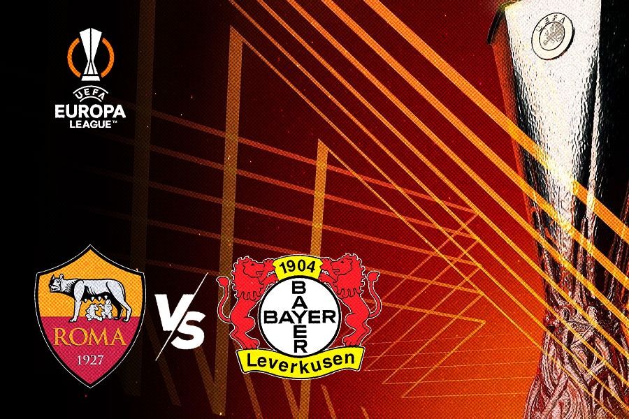 Laga AS Roma vs Bayer Leverkusen di semifinal Liga Europa 2023-2024. (Yusuf/Skor.id).