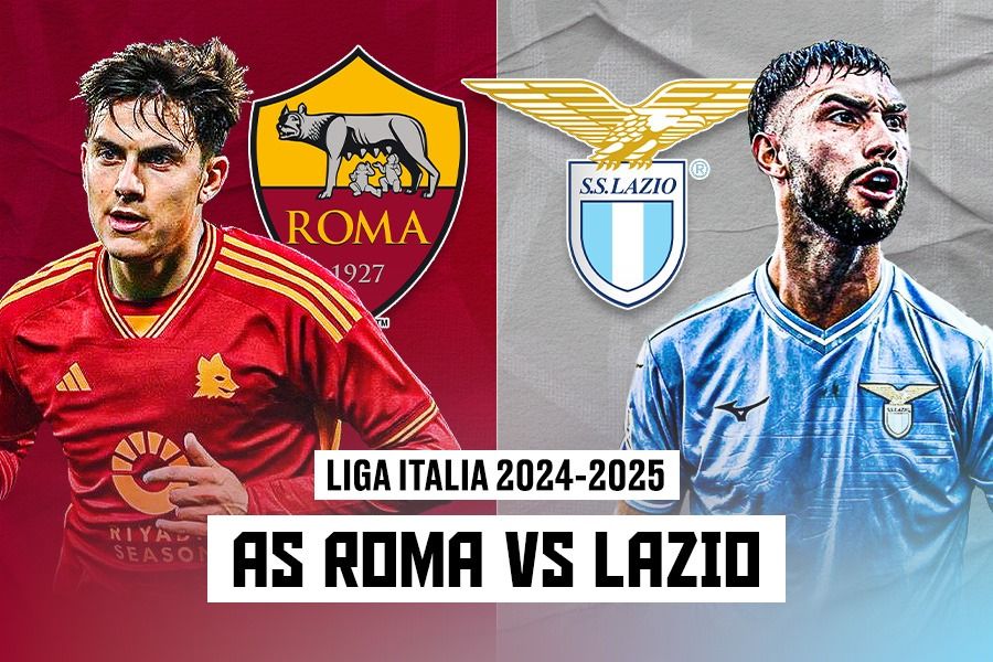 Laga AS Roma vs Lazio mempertemukan dua mesin gol, Paulo Dybala (kiri) dan Valentin Castellanos. (Dede Sopatal Mauladi/Skor.id).