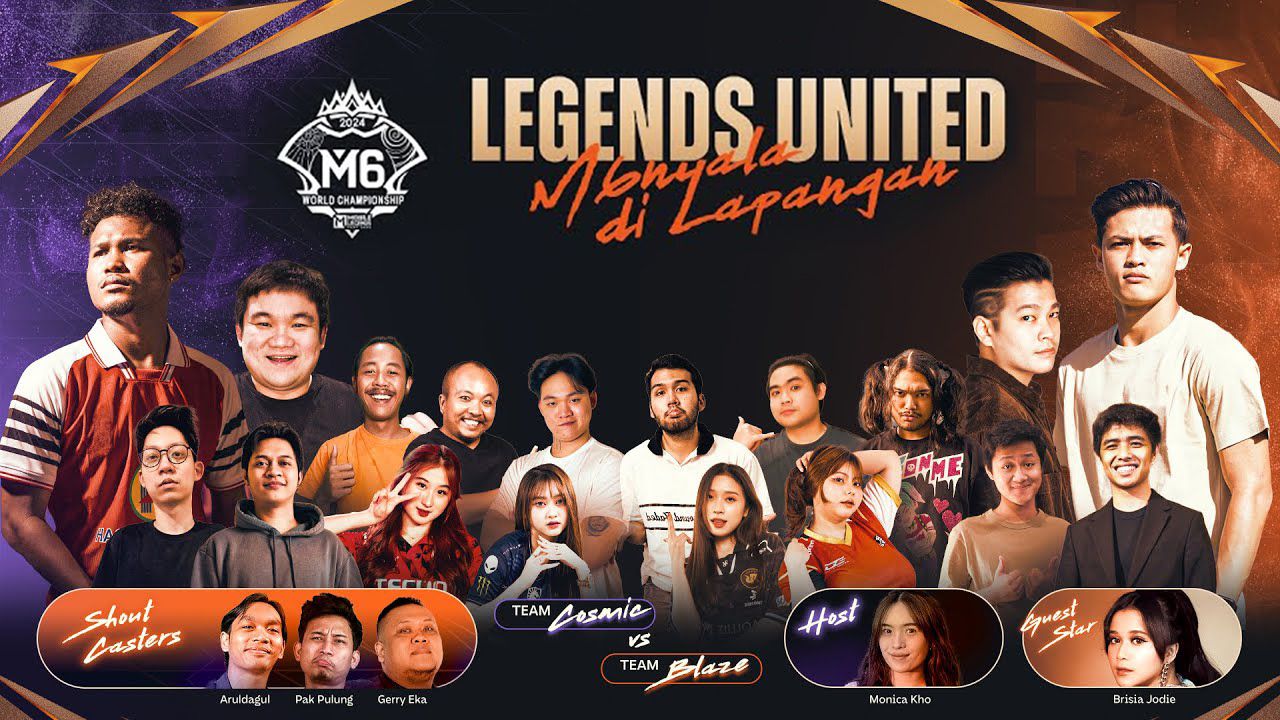 Acara Legends United: M6nyala di Lapangan yang menyajikan duel Alfreanda Dewangga dan Bagus Kahfi. (MLBB)