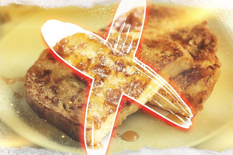Ada sejumlah syarat dalam membuat French toast atau roti panggang Prancis. (Rahmat Ari H/Skor.id)