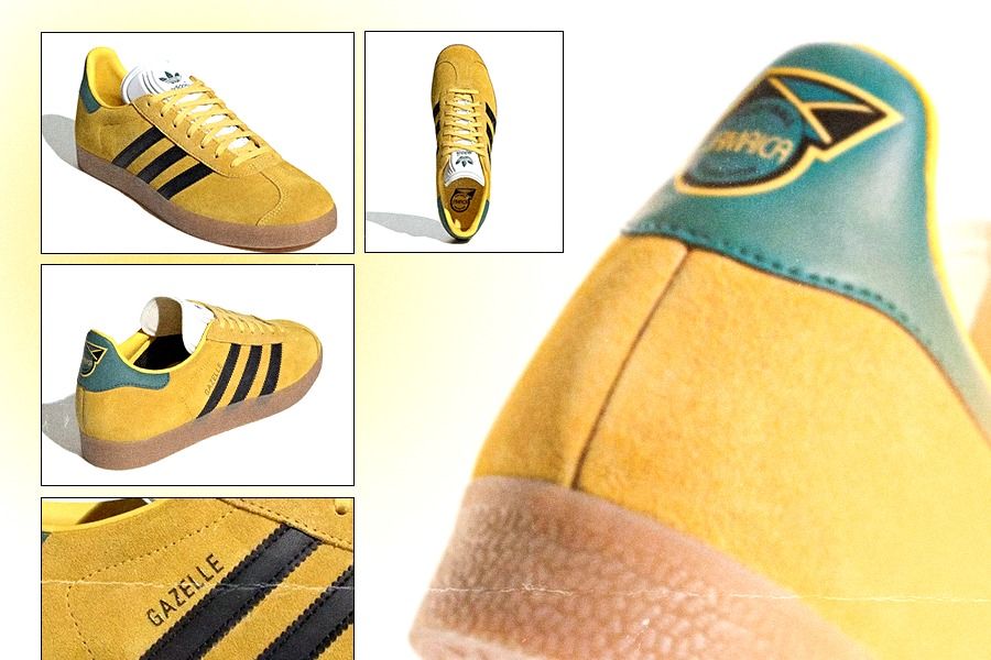 Adidas Gazelle “Jamaica” sudah dijual dengan harga Rp1,7 jutaan di situs resmi Adidas. (Rahmat Ari Hidayat/Skor.id).