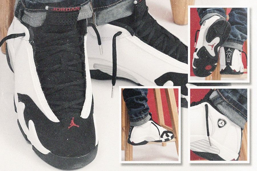 Air Jordan 14 Black Toe dipastikan bakal menjadi incaran para penggila sneaker. (M. Yusuf/Skor.id) 