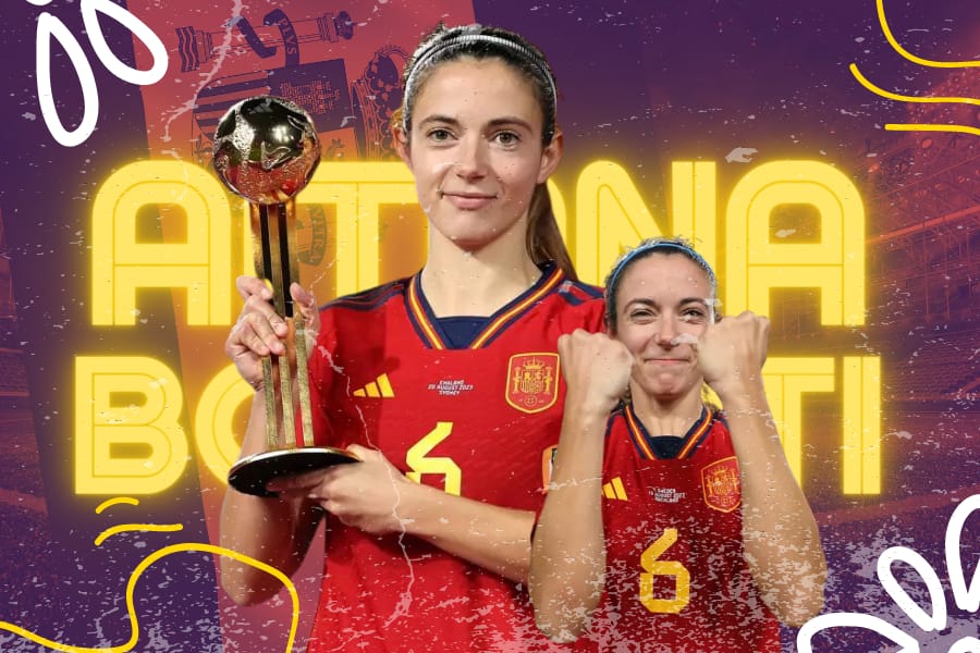 Pemenang Golden Ball (bola emas) Piala Dunia Wanita 2023, Aitana Bonmati. (Zulhar Kurniawan/Skor.id)