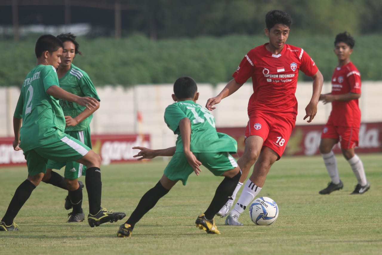 Aksi Akiel Marjik bersama TSI saat bermain di Safin Pati Cup 2020. (Liga TopSkor)