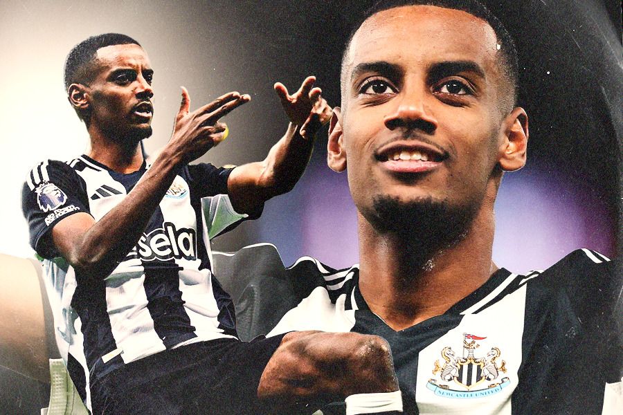 Penyerang Newcastle United, Alexander Isak. (Jovi Arnanda/Skor.id).