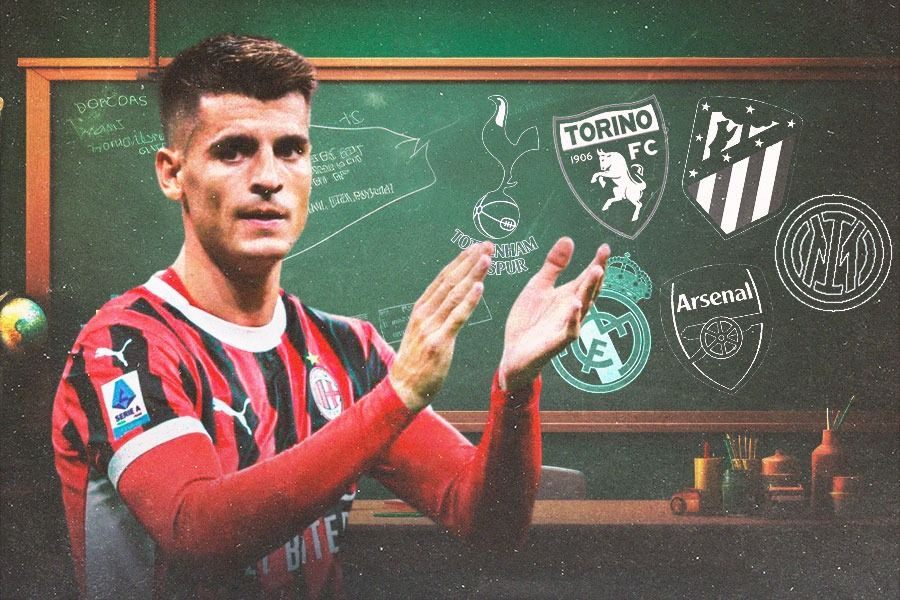 Inter Milan vs AC Milan: Alvaro Morata Menuju Derby Ke-32