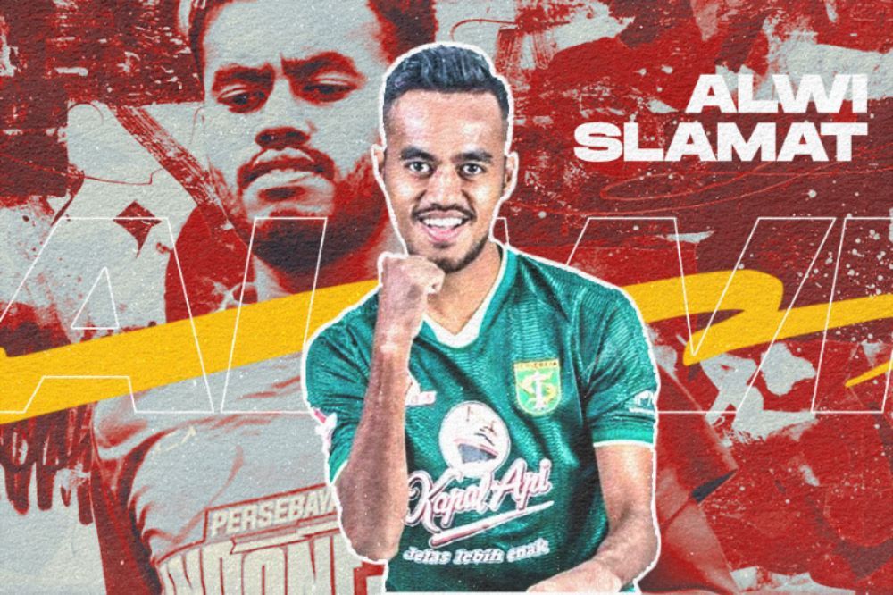 Gelandang bertahan sekaligus kapten Persebaya Surabaya musim 2022-2023, Alwi Slamat