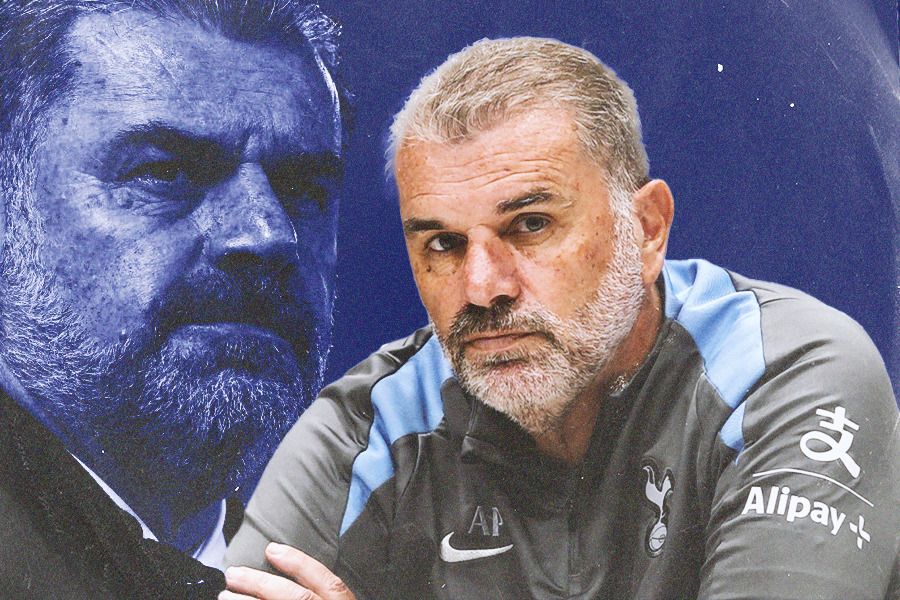 Pelatih Tottenham Hotspur, Ange Postecoglou. (Jovi Arnanda/Skor.id).