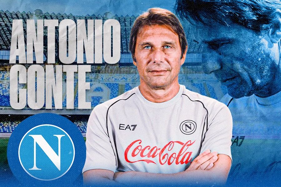 Pelatih Napoli, Antonio Conte. (Dede Sopatal Mauladi/Skor.id).