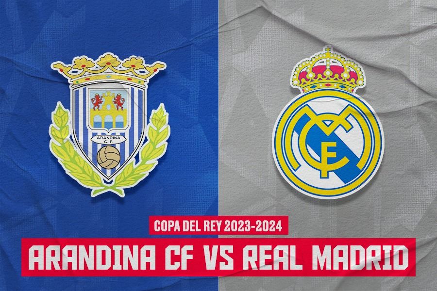 Laga Arandina vs Real Madrid di Copa del Rey 2023-2024, dilangsungkan, Minggu (7/1/2024) dini hari WIB. (Dede Sopatal Mauladi/Skor.id).