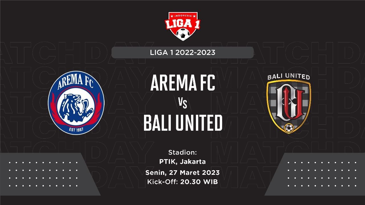 Hasil Arema FC vs Bali United: Main 10 Orang, Serdadu Tridatu Pesta Gol