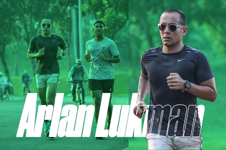 Ayah Razzaa Fachrezi, Teuku Arlan Perkasa Lukman. (Wiryanto/Skor.id)