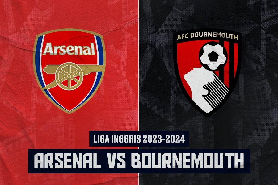 Laga Arsenal vs Bournemouth di Liga Inggris 2023-2024. (Rahmat Ari Hidayat/Skor.id).