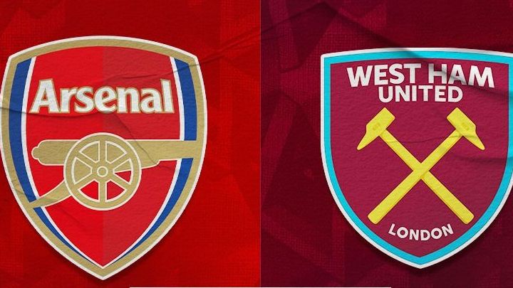Laga Arsenal vs West Ham di Liga Inggris. (Dede Sopatal Mauladi/Skor.id)