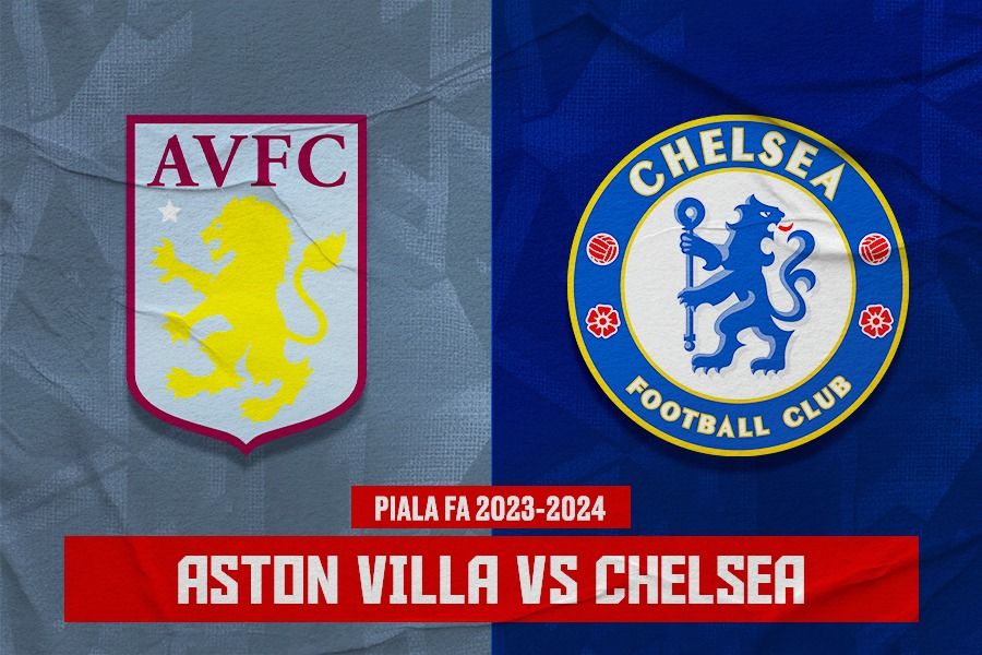 Aston Villa akan menjamu Chelsea dalam laga putaran keempat Piala FA 2023-2024. (Dede Sopatal Mauladi/Skor.id).