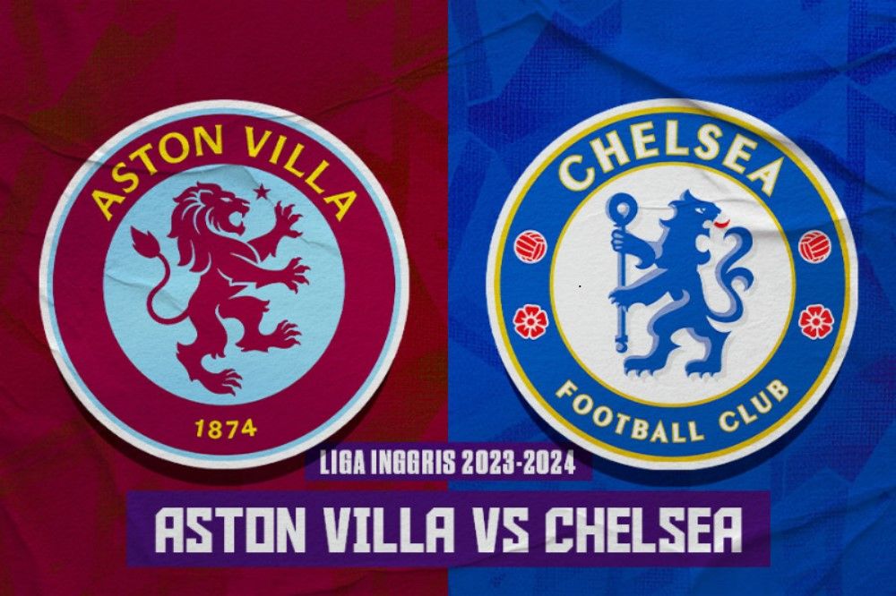 Duel Aston Villa vs Chelsea di Liga Inggris 2023-2024. (Hendy Andika/Skor.id).