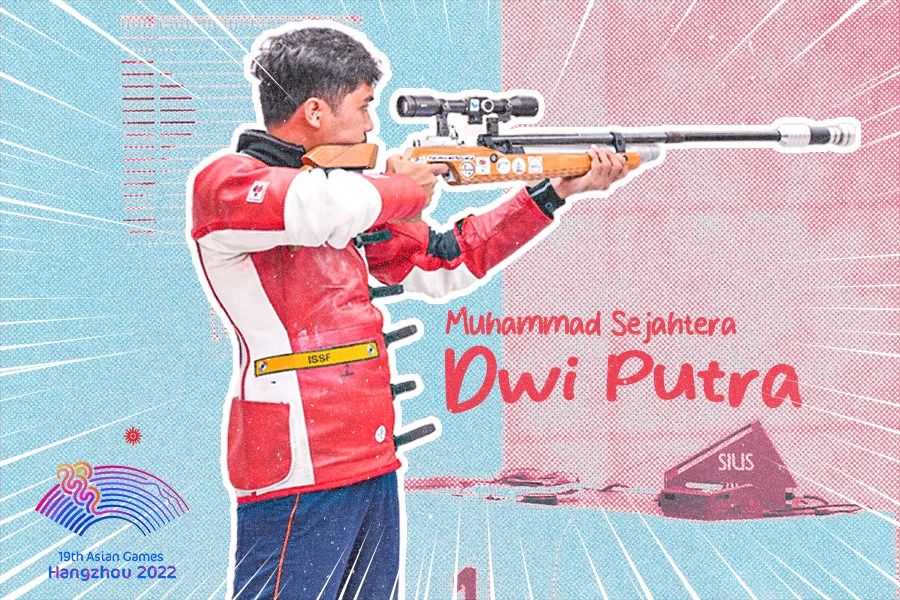 Atlet Menembak Indonesia Muhammad Sejahtera Dwi Putra