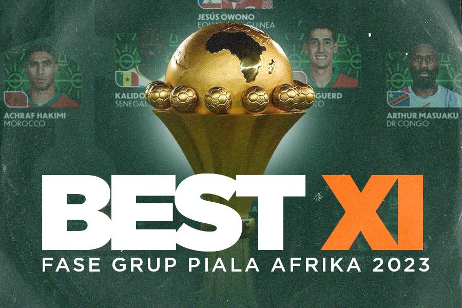Best XI Fase Grup Piala Afrika 2023: Maroko Dominan