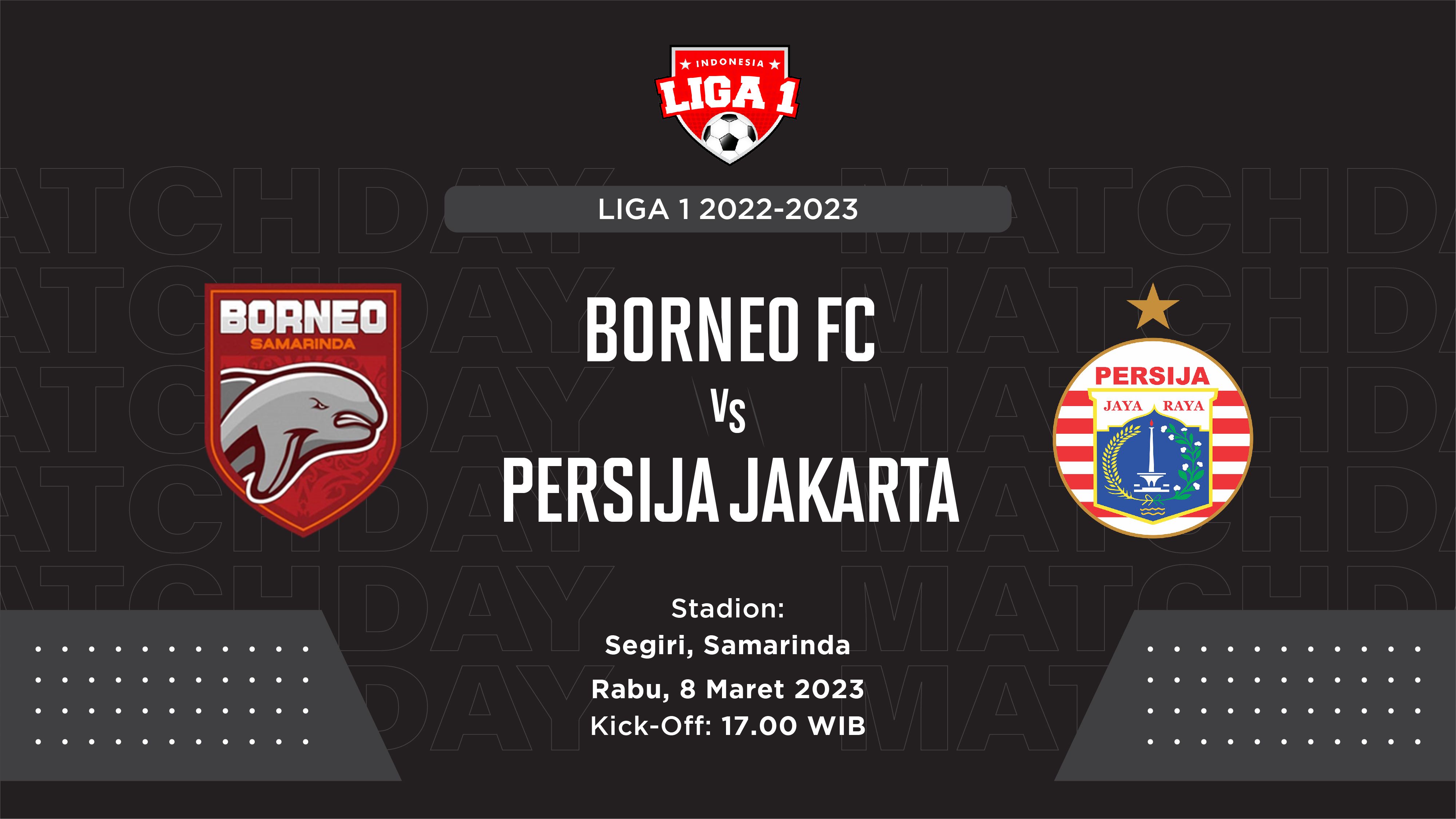 BORNEO FC VS PERSIJA JAKARTA. (Grafis: Hendy AS/Skor.id)