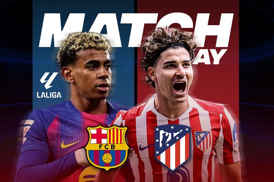 Pertemuan Barcelona dan Atletico Madrid di ajang La Liga. (Yudhy Kurniawan/Skor.id).