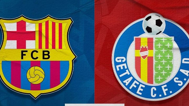 Laga Barcelona vs Getafe di La Liga. (Dede Sopatal Mauladi/Skor.id)