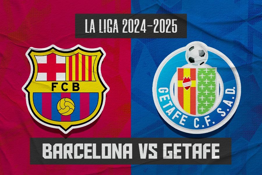 Barcelona vs Getafe di La Liga 2024-2025. (Hendy Andika/Skor.id).