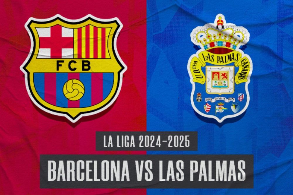 Laga Barcelona vs Las Palmas di La Liga 2024-2025. (Hendy Andika/Skor.id).