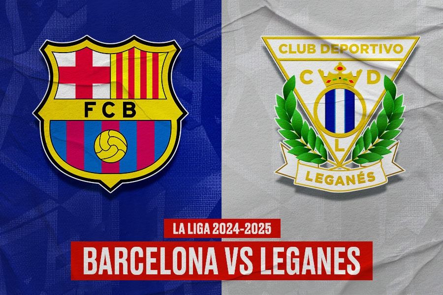 Laga Barcelona vs Leganes di La Liga (Liga Spanyol) musim 2024-2025. (Yusuf/Skor.id).