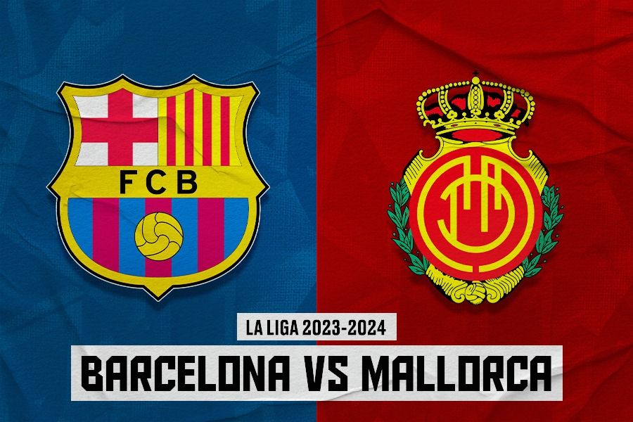 Laga Barcelona vs Mallorca di La Liga 2023-2024. (Dede Sopatal Mauladi/Skor.id).