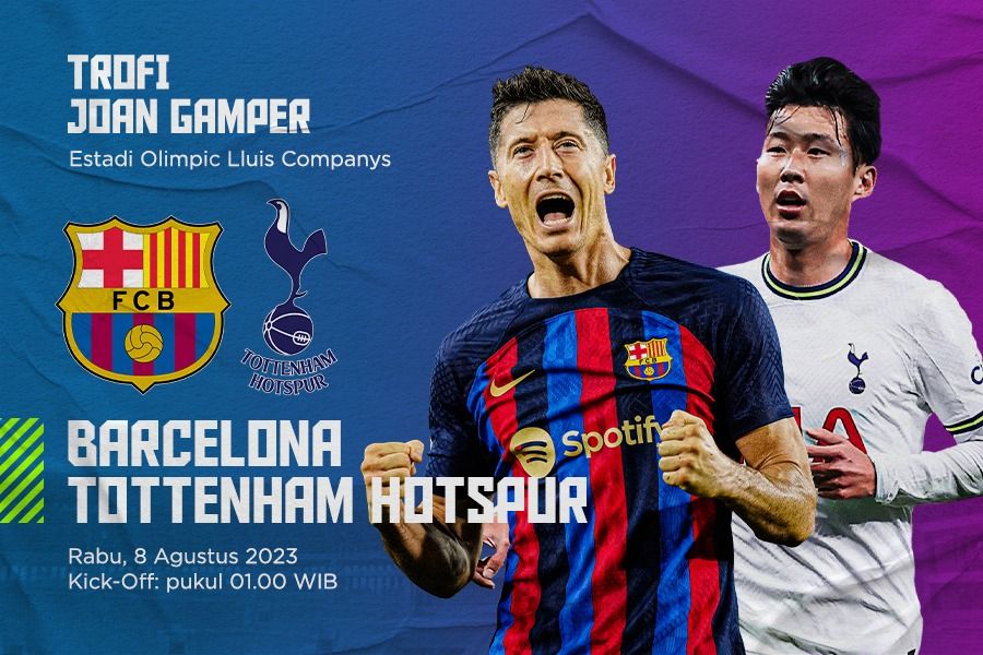 Barcelona Kalahkan Tottenham Hotspur di Trofi Joan Gamper