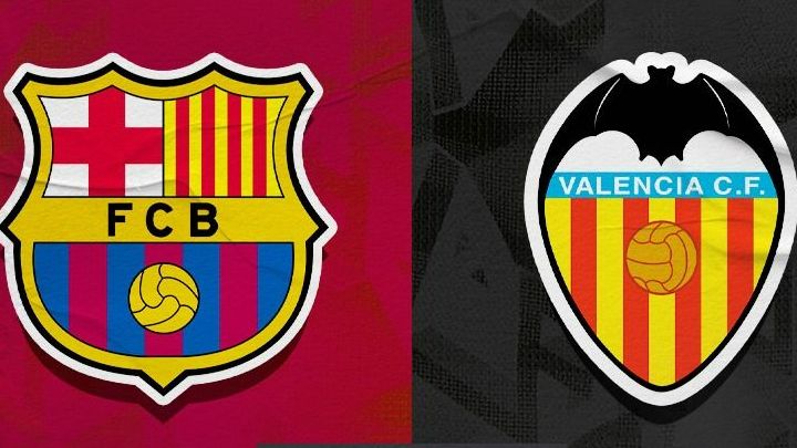 Laga Barcelona vs Valencia di La Liga. (Hendy Andika/Skor.id)