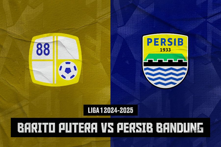 Barito Putera vs Persib Bandung di pekan ke-15 Liga 1 2024-2025 pada 18 Desember 2024. (Jovi Arnanda/Skor.id)