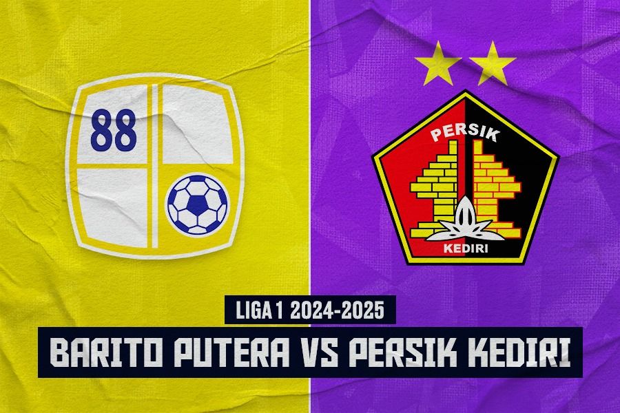 Barito Putera vs Persik Kediri pada pekan keempat Liga 1 2024-2025 di Stadion Sultan Agung, Bantul, 14 September 2024. (Rahmat Ari Hidayat/Skor.id)