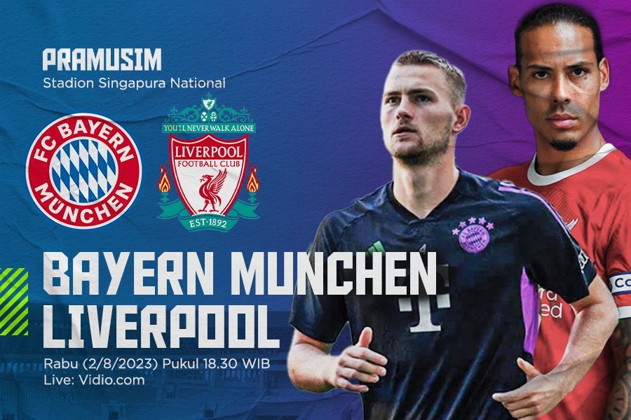 Hasil Bayern Munchen vs Liverpool: Gol Telat Bikin The Reds Menyerah