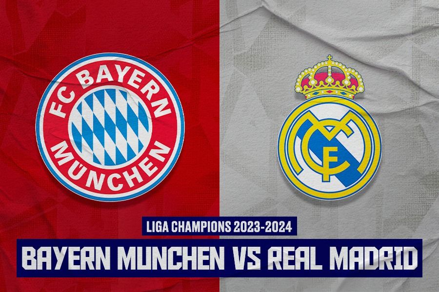Bayern Munchen vs Real Madrid di Liga Champions 2023-2024. (Dede Sopatal Mauladi/Skor.id).