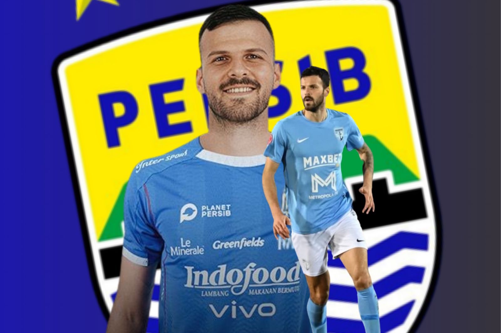 Bek Persib Bandung, Patricio Matricardi. (Grafis: Skor.id)