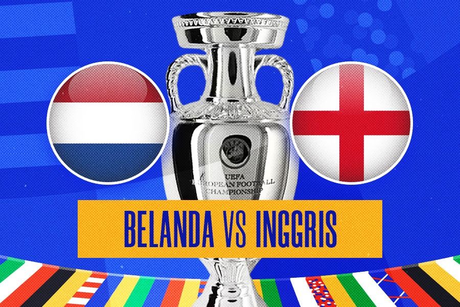Belanda dan Inggris akan bertemu dalam semifinal Euro 2024. (Hendy Andika/Skor.id).