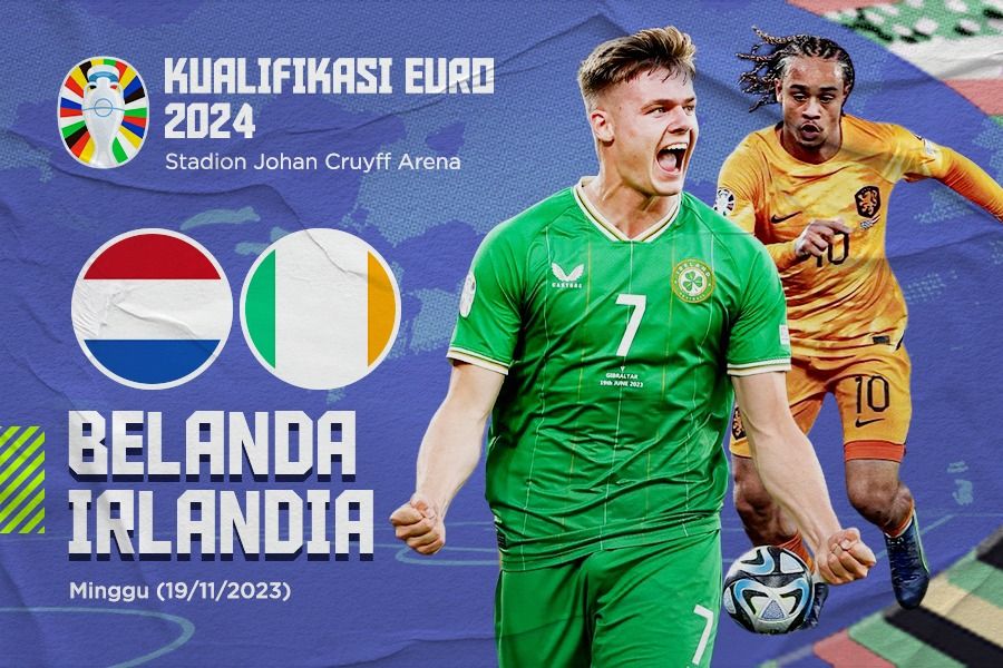 Hasil Belanda vs Irlandia: Tim Oranje Lolos ke Euro 2024