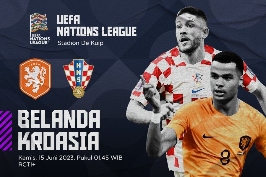 Semifinal UEFA Nations League, Belanda vs Kroasia. (Jovi Arnanda/Skor.id)