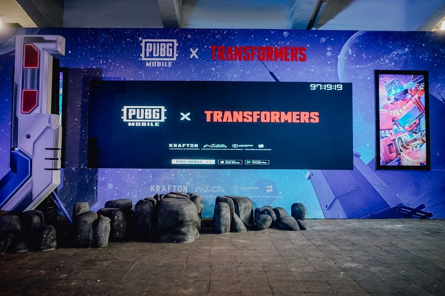 Bentuk kolaborasi PUBG MOBILE x TRANSFORMERS. (PUBG Mobile)