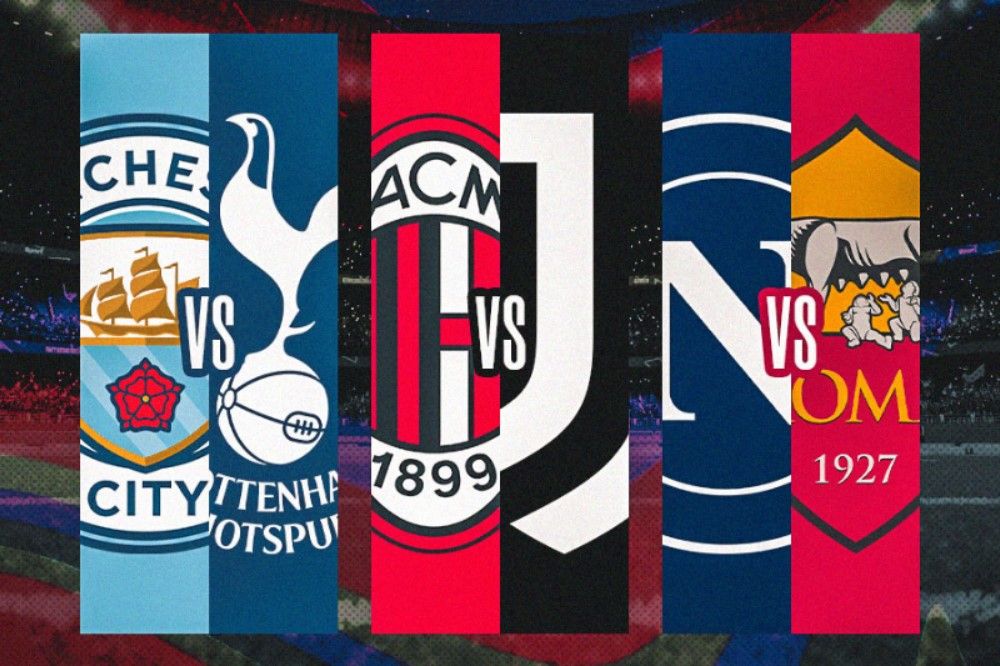 Big Match akhir pekan ini, ada Man City vs Tottenham Hotspur, AC Milan vs Juventus, hingga Napoli vs AS Roma. (Hendy Andika/Skor.id).