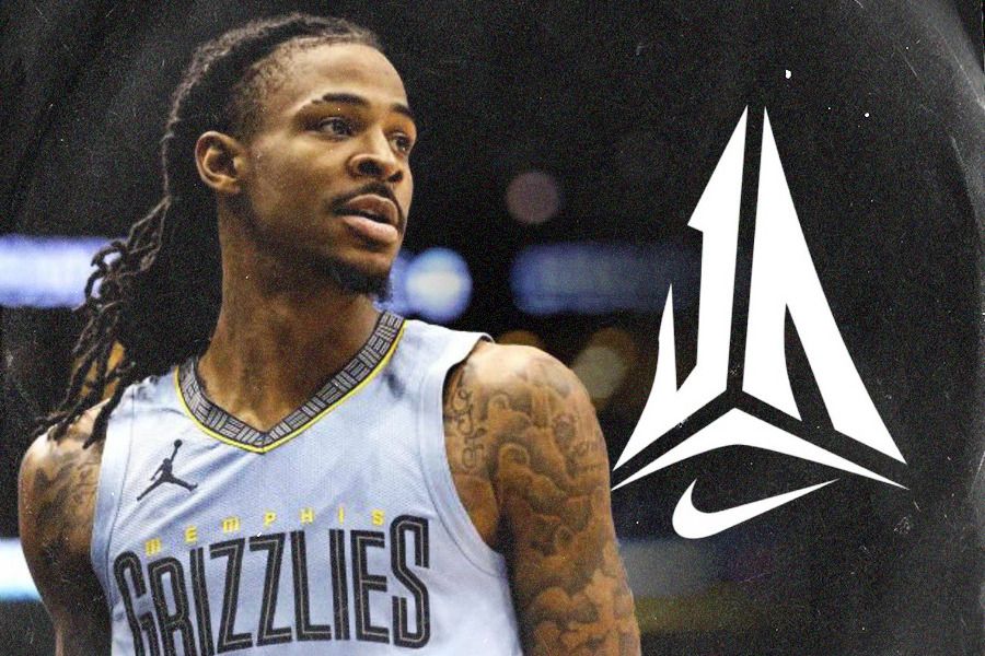 Bintang NBA dari Memphis Grizzliez Ja Morant akan mendapatkan signature shoes ketiganya dari Nike pada musim gugur tahun 2025. (Jovi Arnanda/Skor.id)