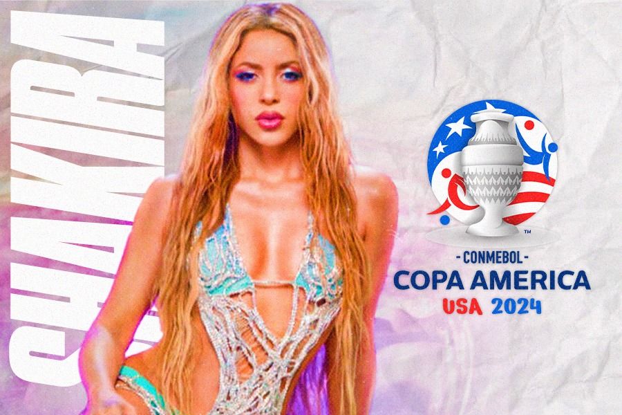 Bintang pop asal Kolombia Shakira akan menjadi penyanyi resmi di Copa America 2024. (Dede Mauladi/Skor.id)