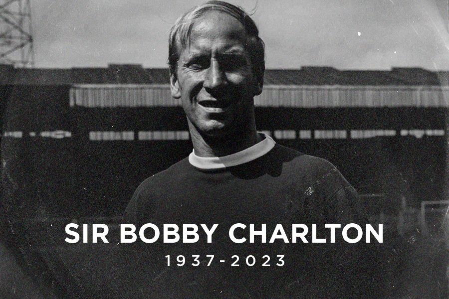 Legenda Manchester United dan timnas Inggris, Sir Bobby Charlton. (Jovi Arnanda/Skor.id).